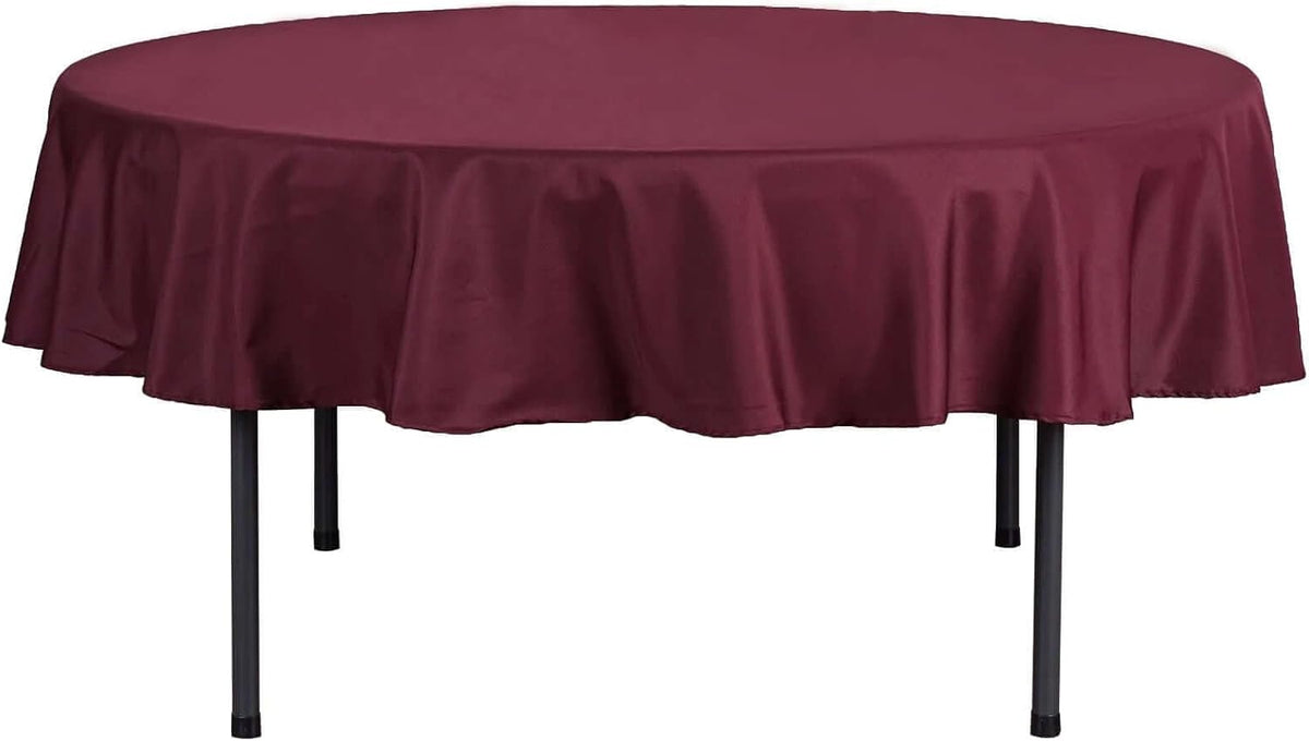 Efavormart Round Tablecloth, 70 Inch Stain & Wrinkle Resistant Washable Table Cloth, Decorative