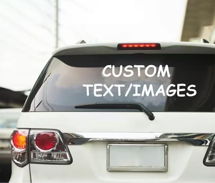 Personalize Your OWN Windshield Decal - Custom Vinyl Sticker Car Window - Car Windshield Graphic