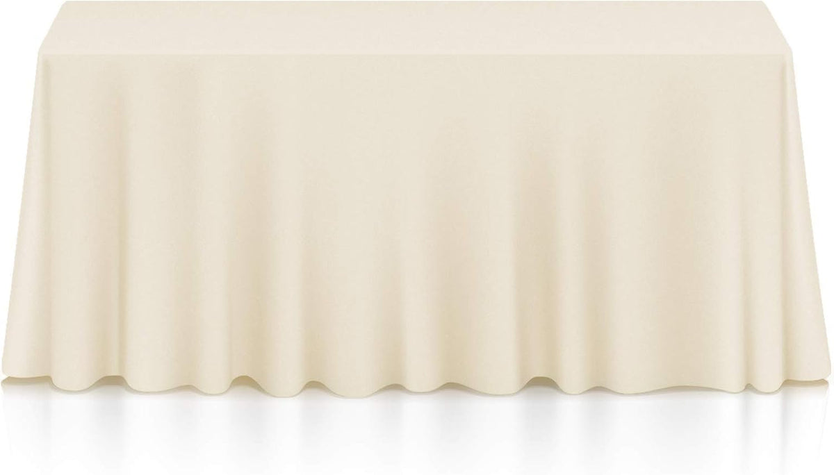 Lann's Linens - 10 Premium 90" x 156" Tablecloths for Wedding/Banquet/Restaurant - Rectangular