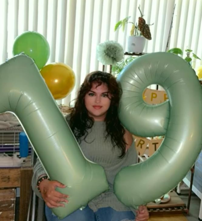 Big Sage Green 40 Inch 9 Balloon Number, Jumbo Giant 9th 19 29 39 49 99 Birthday Party Decorations