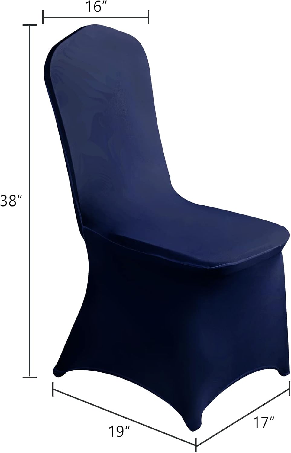 SUPERO Waterproof Spandex Chair Cover 25PCS, Stretch Dining Chair Covers, Polyester Outdoor Chair