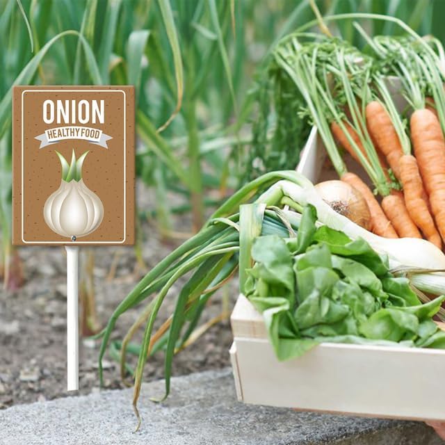 Eveokoki Aluminum Seed & Plant Labels - Plant Markes for Seedlings-Plant Tags for Pots - Garden