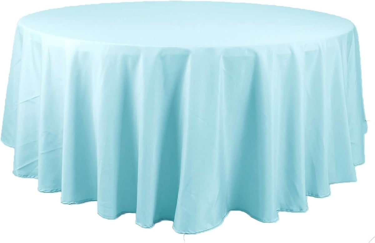 Efavormart Round Tablecloth, 108 Inch Stain & Wrinkle Resistant Washable Table Cloth, Decorative