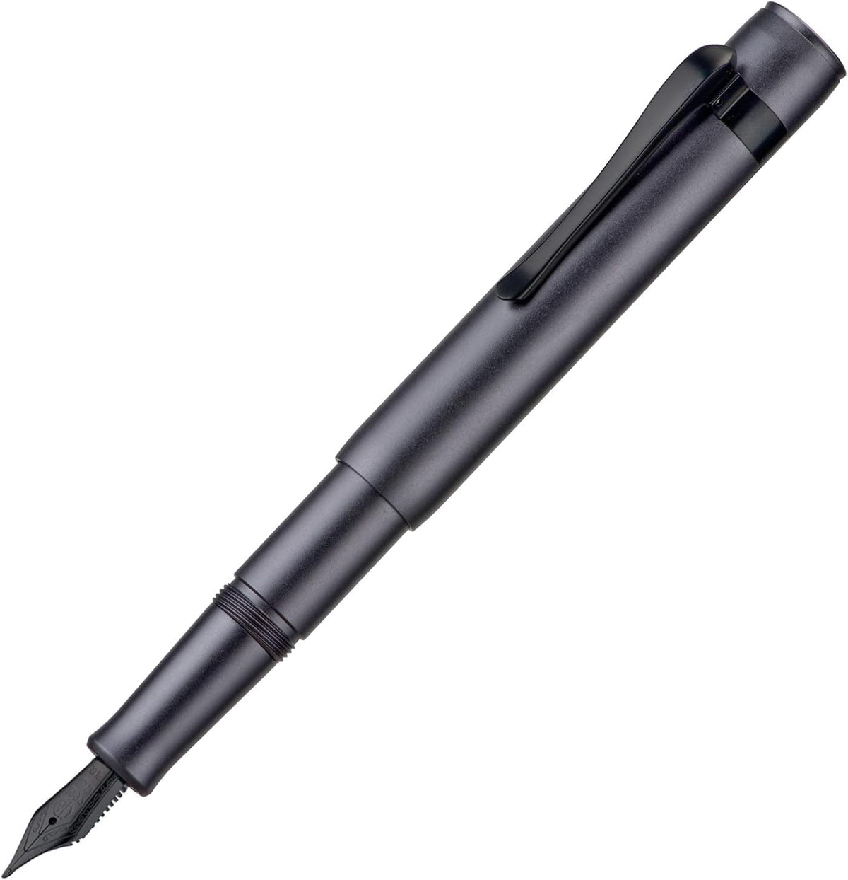 Hongdian M2 Black Forest Mini Fountain Pen, Long Blade Nib & Sleek Shape Aluminium Short Pocket