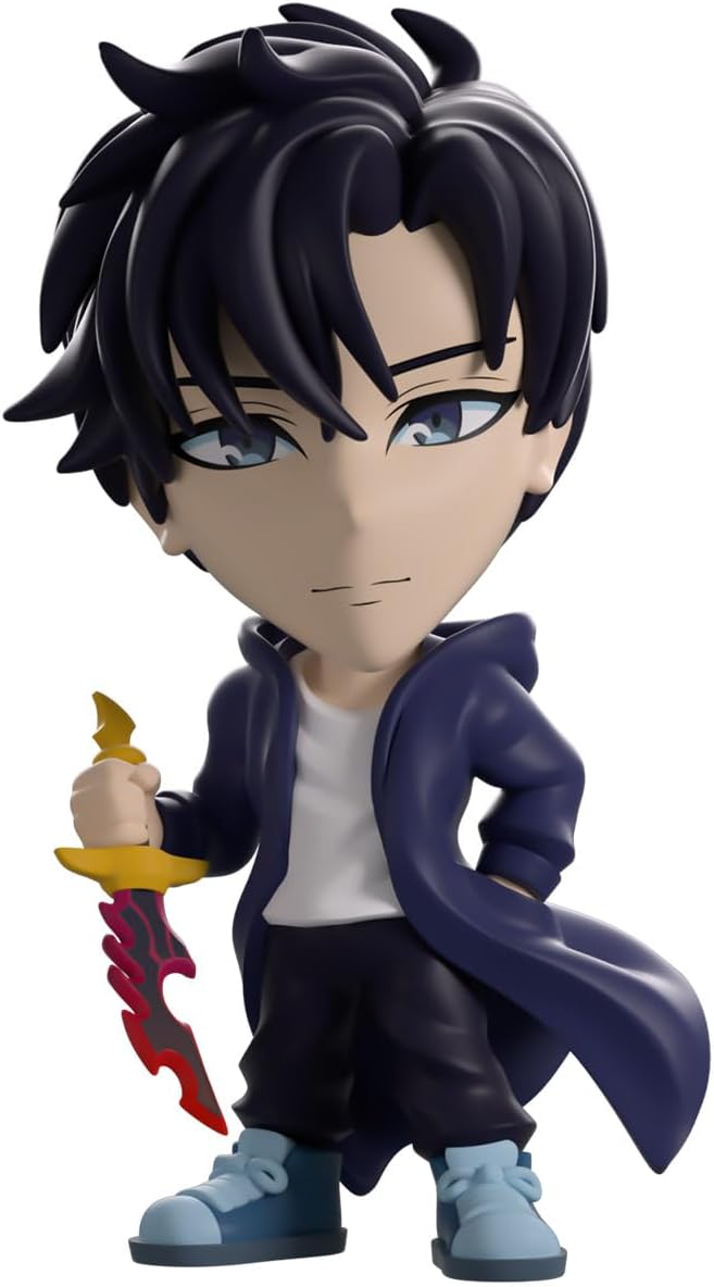 Youtooz Sung Jinwoo 4.7 Inch Vinyl Figure, Solo Leveling Sung Jiwoo Shadow Monarch Collectible for