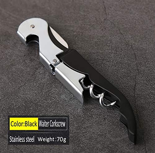 Professional Waiter Corkscrew Wine Openers Set, Heavy Duty Stainless Steel Hinges Wine Key for