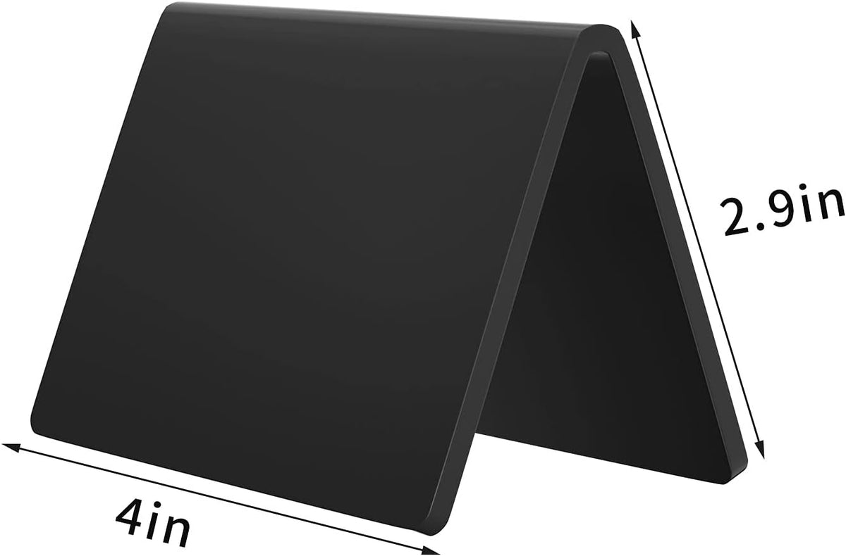 AITEE Mini Tabletop Chalkboard Signs - 10 Pack Acrylic Mini Chalkboards for Food, Weddings