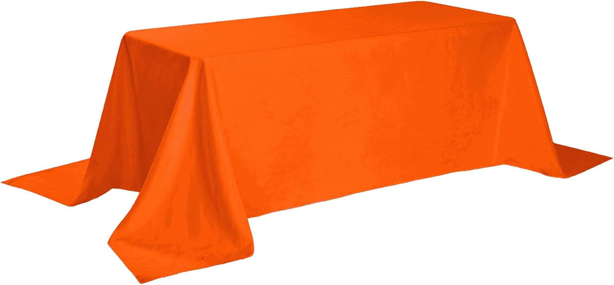 Rectangle Tablecloth 90x156 inch Washable Polyester Fabric Table Cloth for Wedding Party Dining