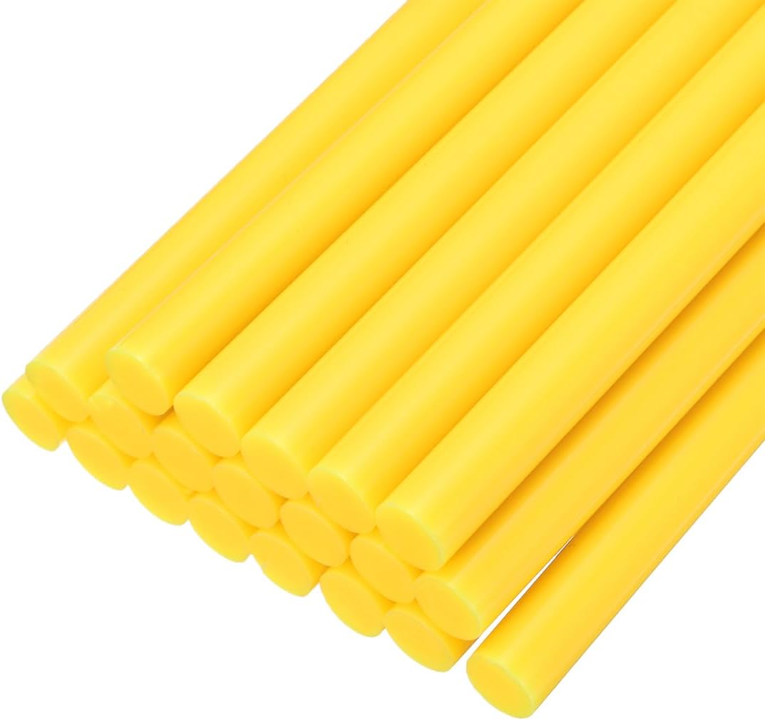uxcell 20pcs Hot Glue Sticks for Glue Gun 7mm/0.28-inch x 10-inch Mini Hot Melt Adhesive Glue Stick