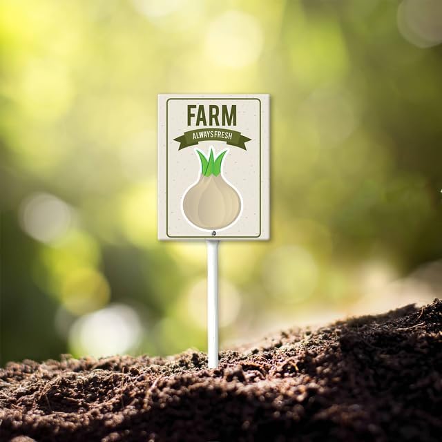 Eveokoki Aluminum Seed & Plant Labels - Plant Markes for Seedlings-Plant Tags for Pots - Garden