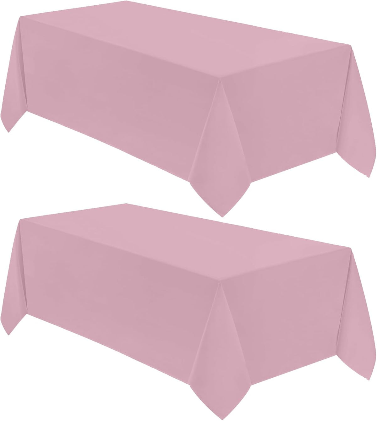 VidaFete 2 Pack 90 * 132inch Rectangle Table Cloth Polyester, Stain Wrinkle Resistant Polyester