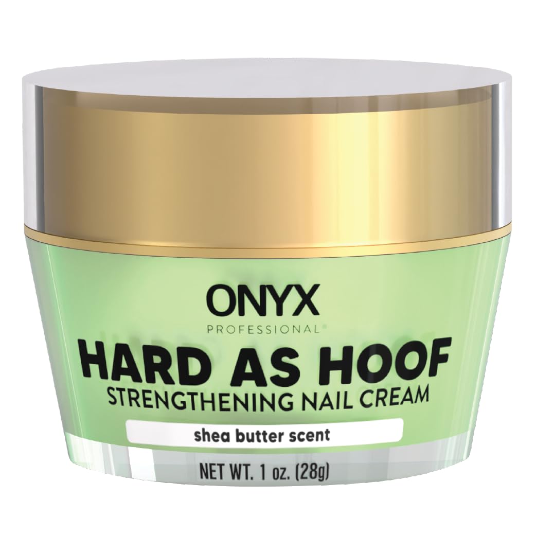 Onyx Professional Hard as Hoof Nail Strengthening Cream, Shea Butter Scent - Nail Growth &