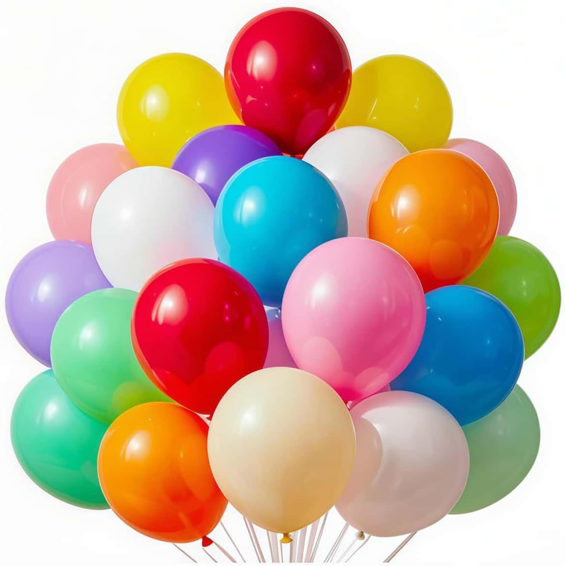 600 Pcs Balloons 15 Kinds Colors 12 inch Latex Rainbow Party Balloon Bulk for Various Party Events