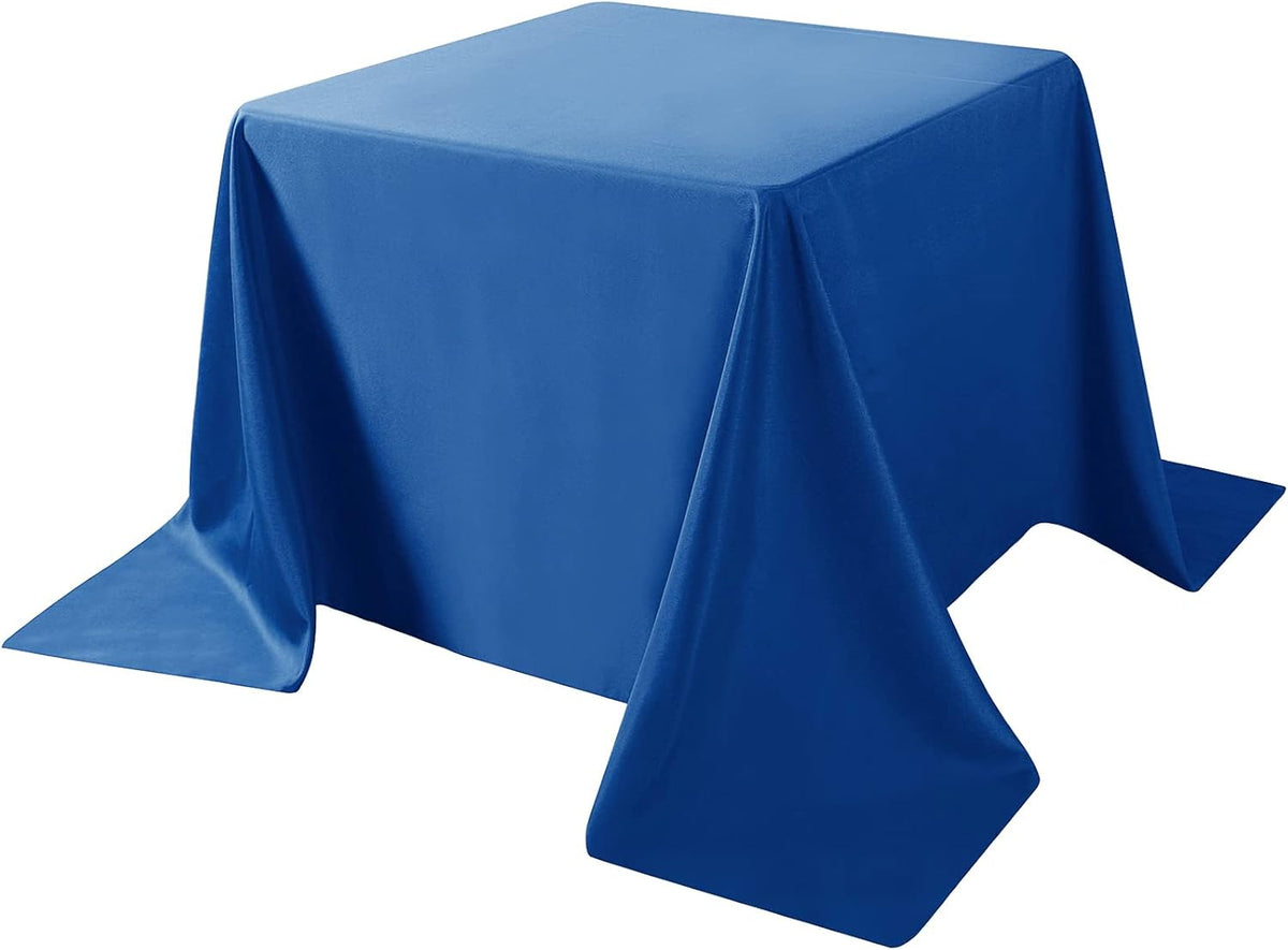 Cupuamon Square Tablecloth 90x90 inch Washable Polyester Fabric Table Cloth for Wedding Party