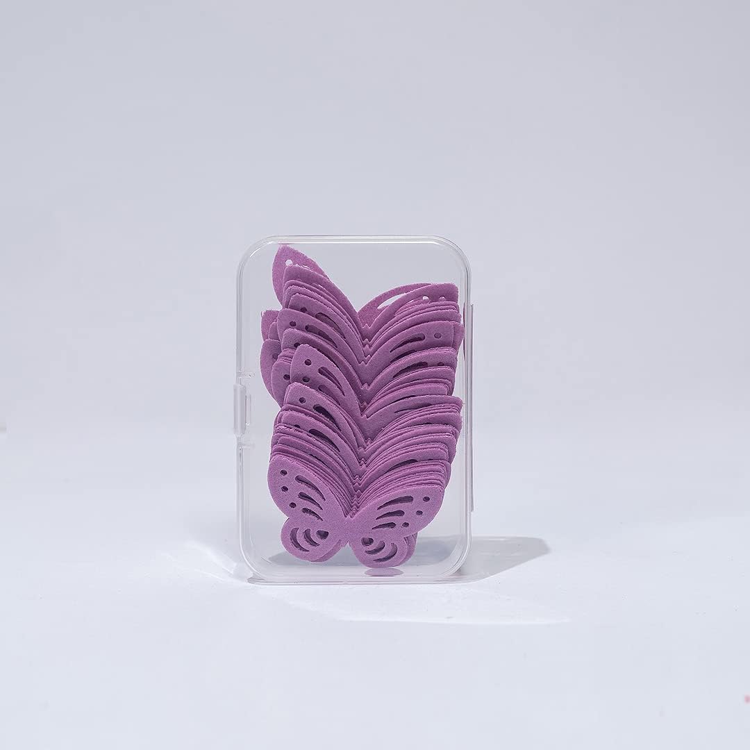 Purple Edible butterflies,Edible Flowers,Edible leaves, Wafer Paper Cake Cupcake Toppers for