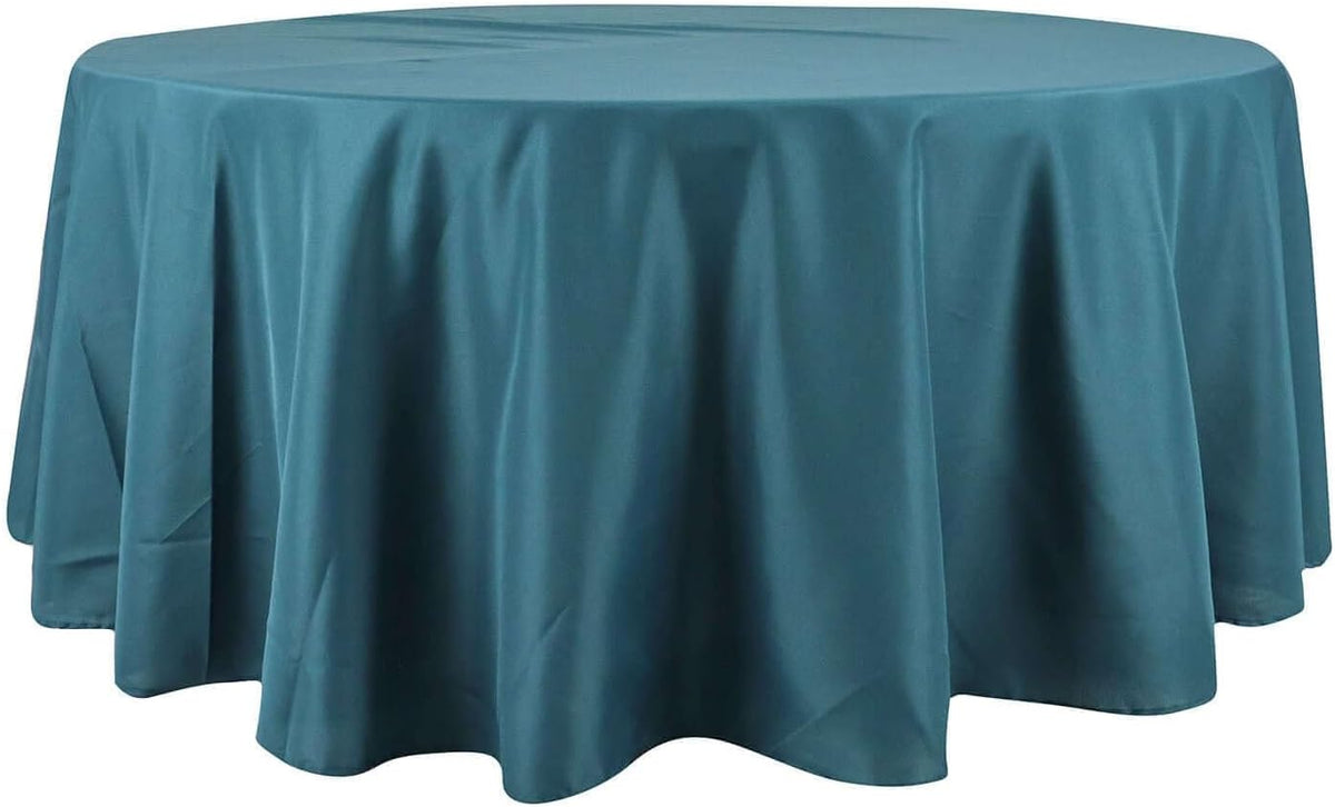 Efavormart Round Tablecloth, 108 Inch Stain & Wrinkle Resistant Washable Table Cloth, Decorative
