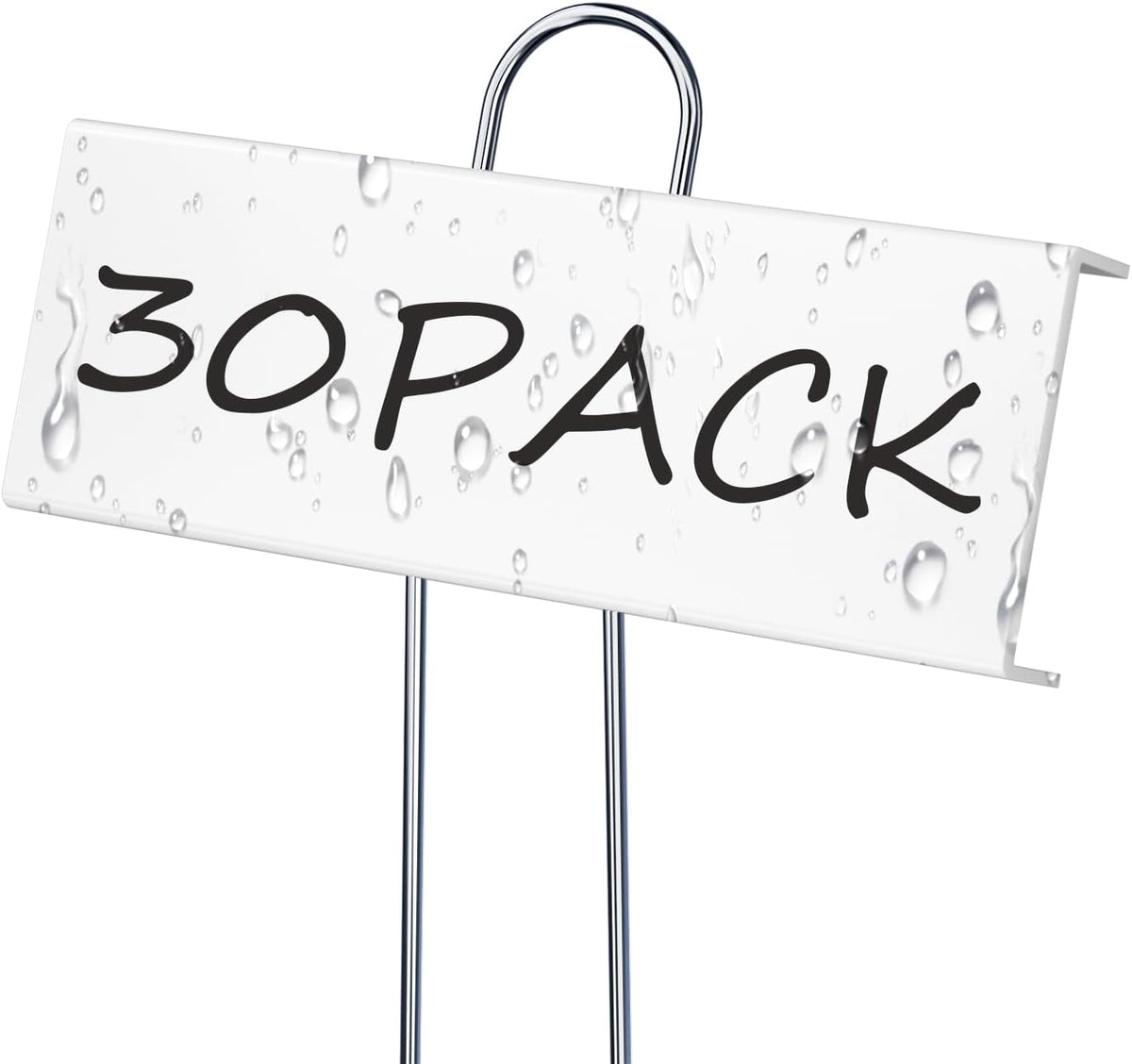 30 Pack Metal Plant Labels for Outdoor Garden Waterproof Plant Markers, Labels Garden Markers for