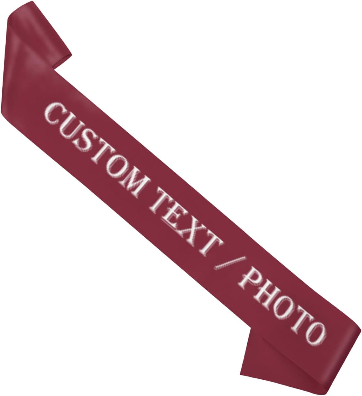Custom Sash,Personalized Birthday Sash with Text Photo,Customized Bachelorette Sash Quote Sash