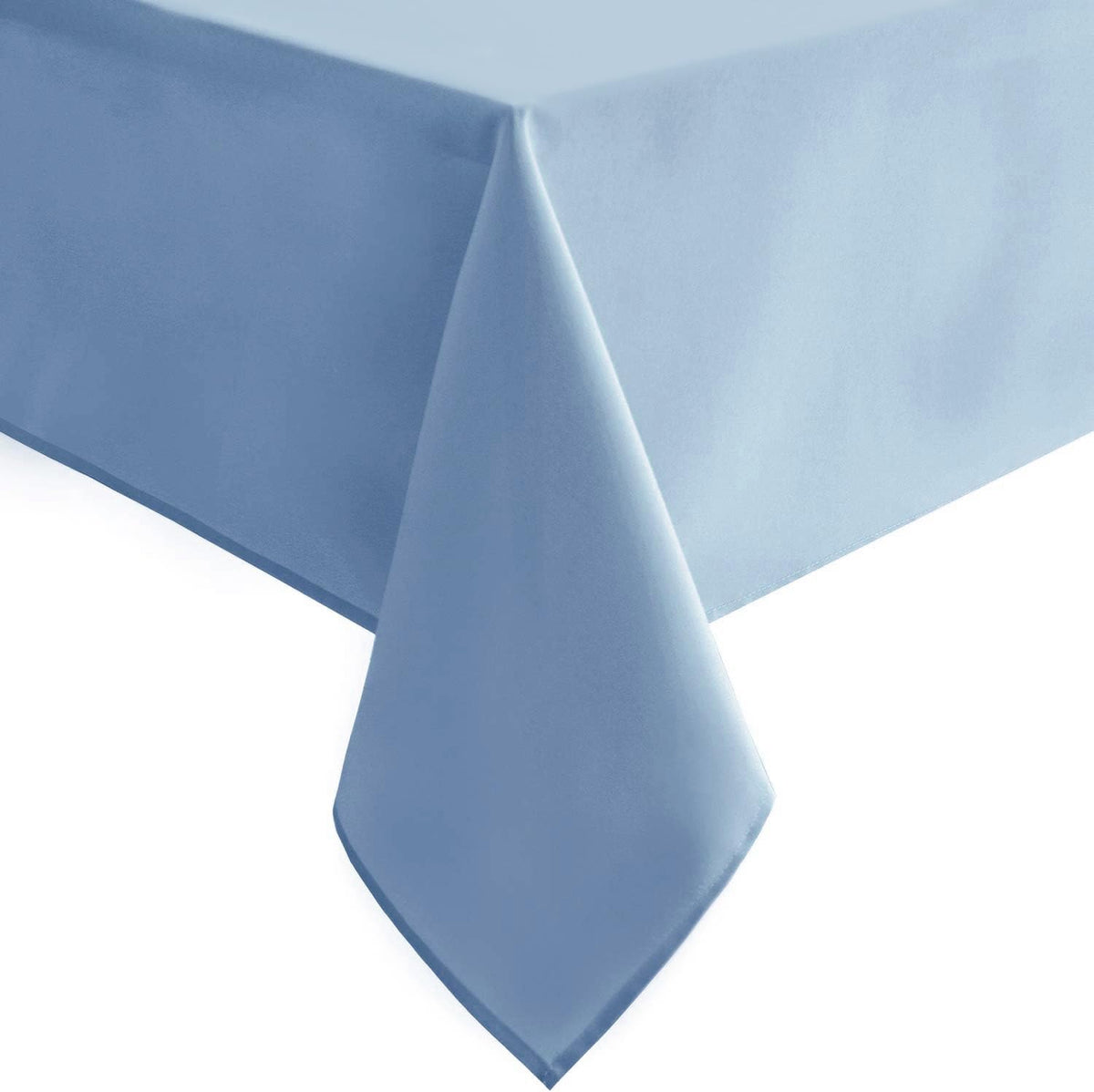 Hiasan Dusty Blue Tablecloth for Rectangle Tables - Waterproof Washable Polyester Fabric Table