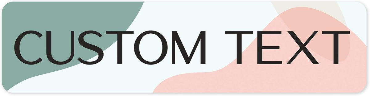Custom Sign, Custom Street Sign, 11 Font Colors, 13 Font Styles, 4 Hole Options, 22 Sizes, 8x32