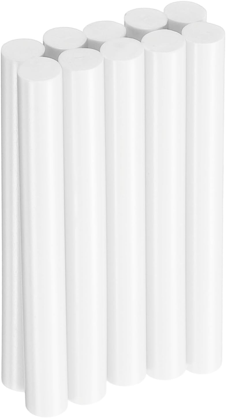 HARFINGTON 10pcs Hot Glue Sticks 0.43" Dia x 3.94" Long EVA Mini Hot Melt Adhesive Glue Stick for
