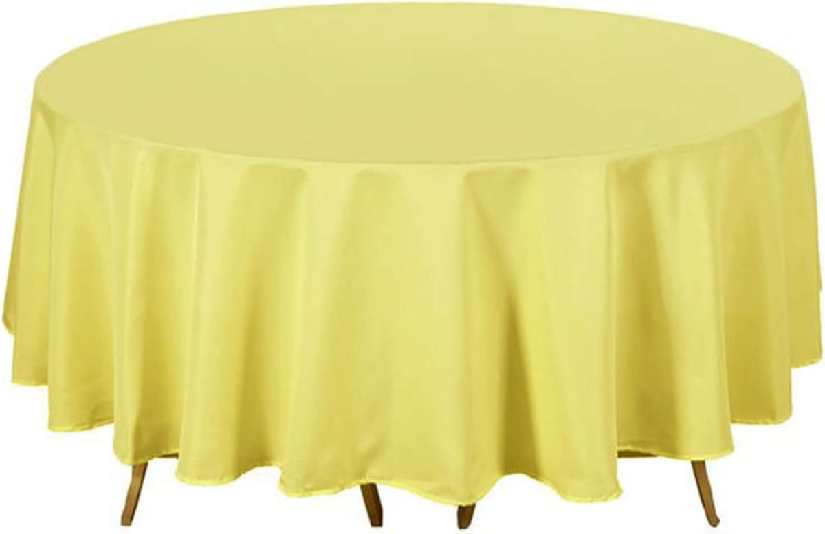 Efavormart Round Tablecloth, 90 Inch Stain & Wrinkle Resistant Washable Table Cloth, Decorative