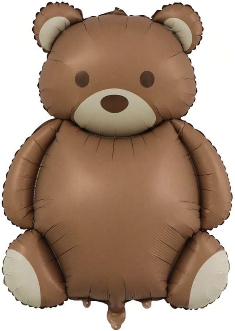 Matte bear Animal balloon Decorations teddy bear Birthday Foil balloons for baby shower Jungle