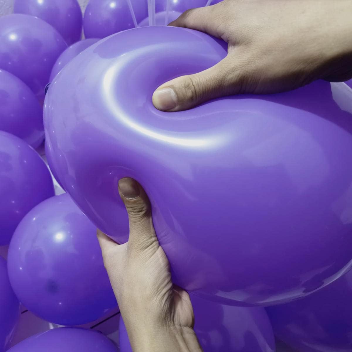 300 Pack Purple Balloons 12 inch Purple Latex Party Balloon Bulk for Various Party Events
