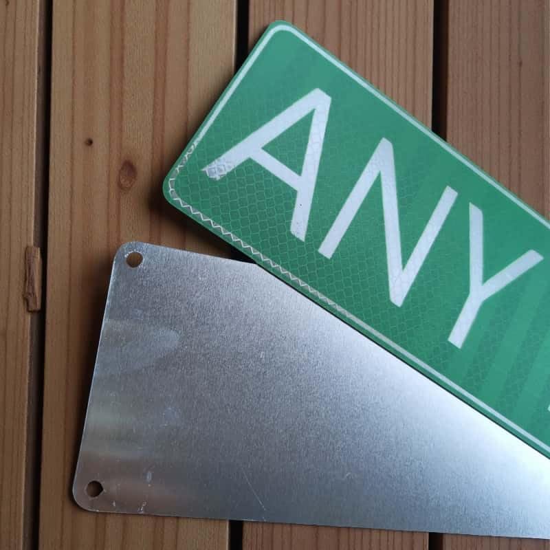 Custom Signs Outdoor Metal, Personalized Street Sign for Home Bar Wall Decor, 6x24 Inches