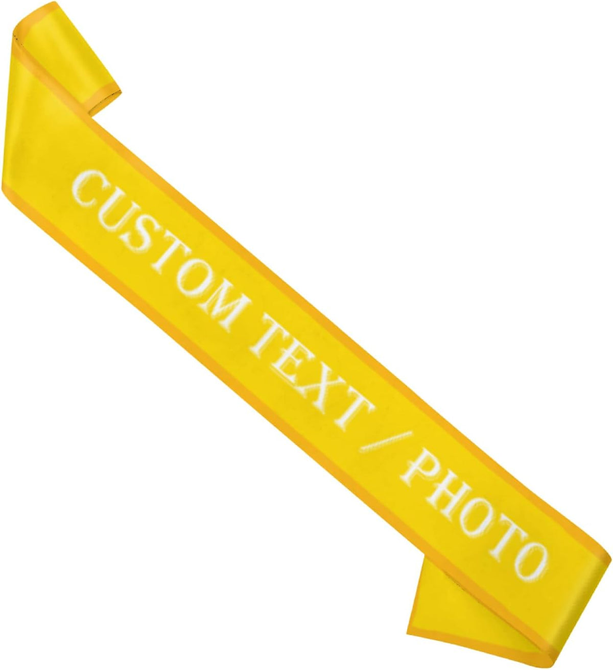 Custom Sash,Personalized Birthday Sash with Text Photo,Customized Bachelorette Sash Quote Sash
