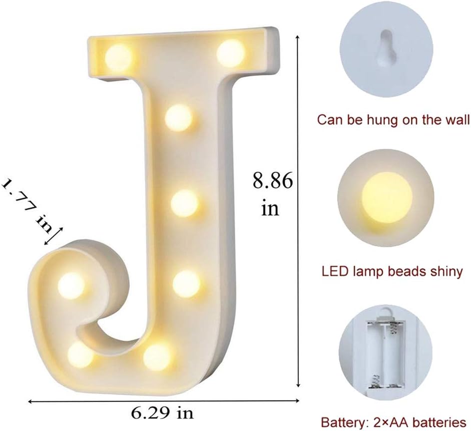 MUMUXI Marquee Light Up Letters | Large Light Up Numbers | Battery Powered and Bright with Every