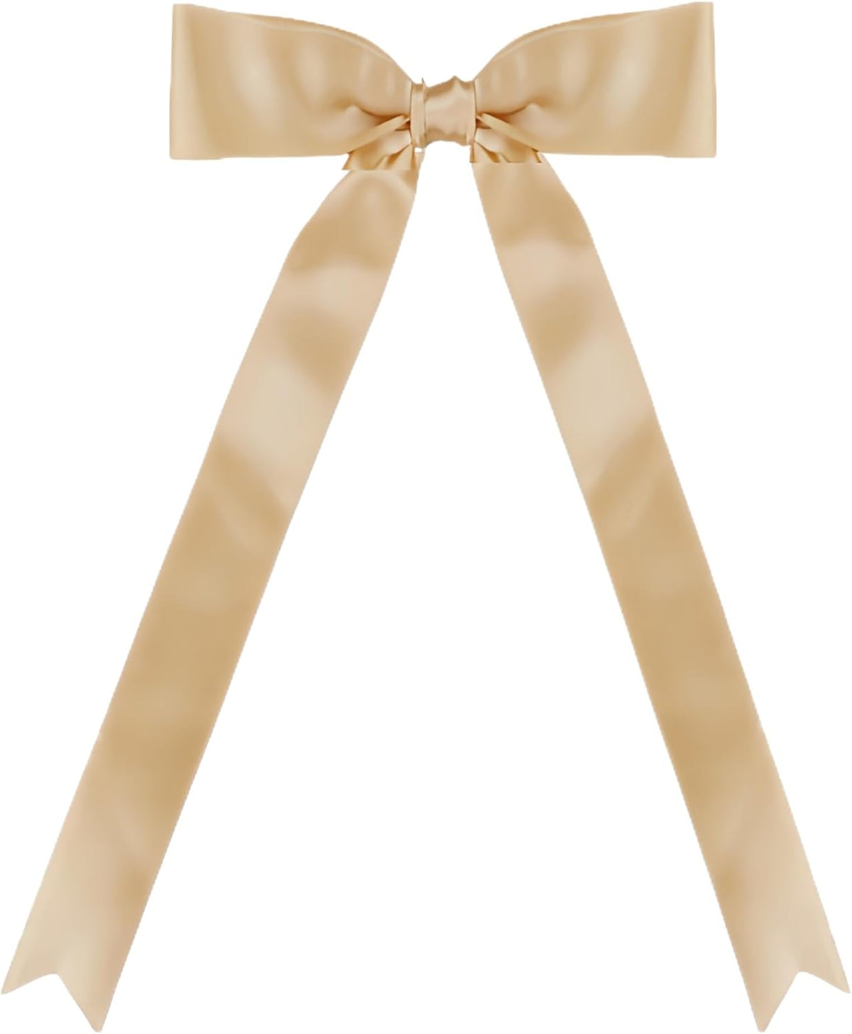 30 Pcs Latte Satin Bows 6 X 10 Inch Premade Bows with Twist Tie for Wedding Florist Decor, Cake