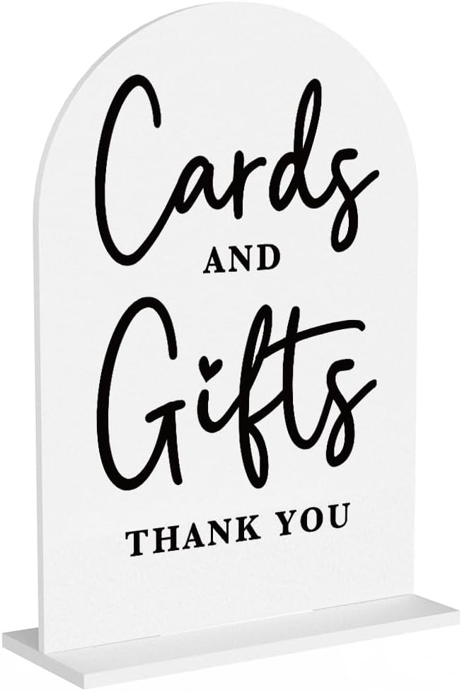 Acrylic Wedding Sign Cards and Gifts Sign for Wedding Wedding Signs for Ceremony Modern Calligraphy