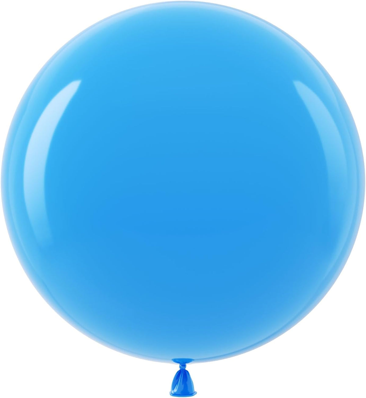Bezente Blue Giant Balloons 36 Inch - 8 Pack Jumbo Blue Balloons Large Round Light Blue Latex