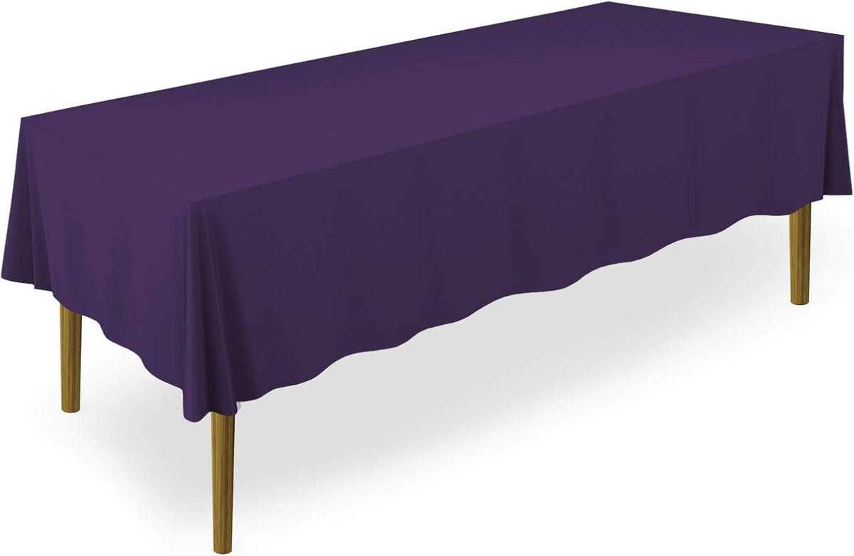 Lann's Linens - 10 Premium 60" x 126" Tablecloths for Wedding/Banquet/Restaurant - Rectangular