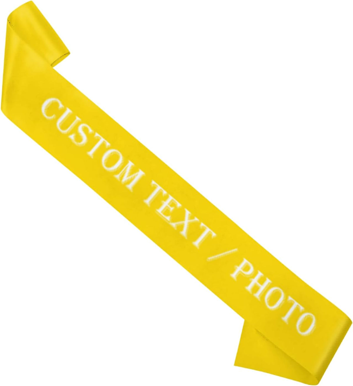 Custom Sash,Personalized Birthday Sash with Text Photo,Customized Bachelorette Sash Quote Sash