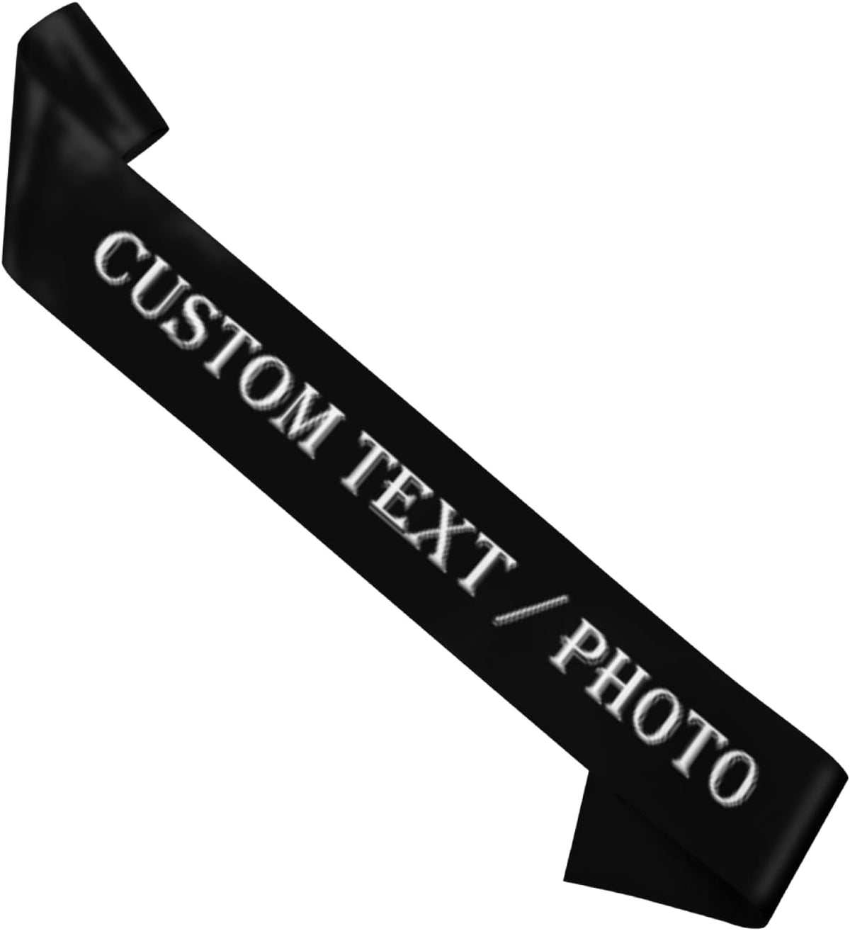 Custom Sash,Personalized Birthday Sash with Text Photo,Customized Bachelorette Sash Quote Sash