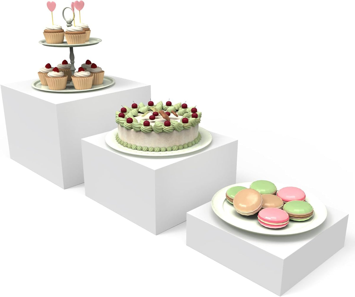 Buffet Risers, Food Risers for Buffet Table, Display Stand Shelf for Catering Dessert Collectibles