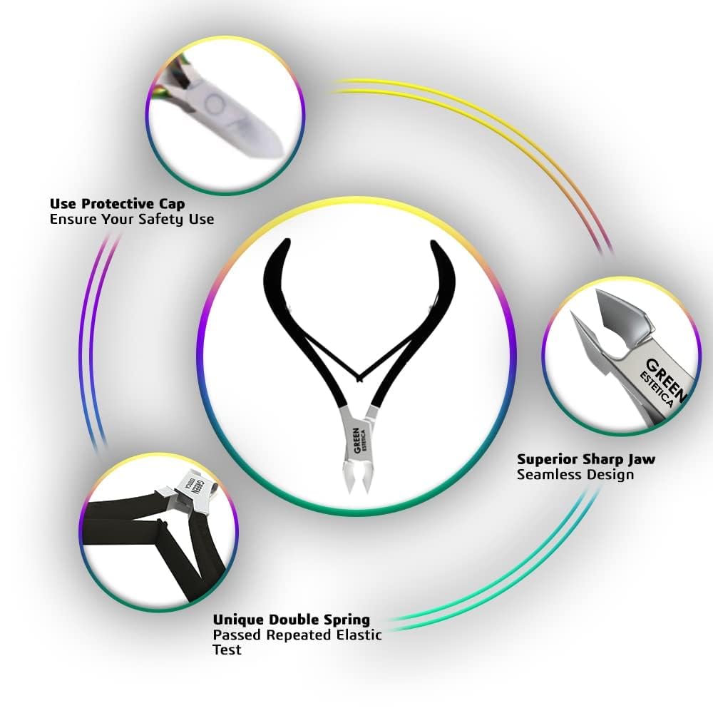 Professional Cuticle Trimmer Nail Cuticle Cutter Stainless Steel Cuticle Nippers with Sharp Blades