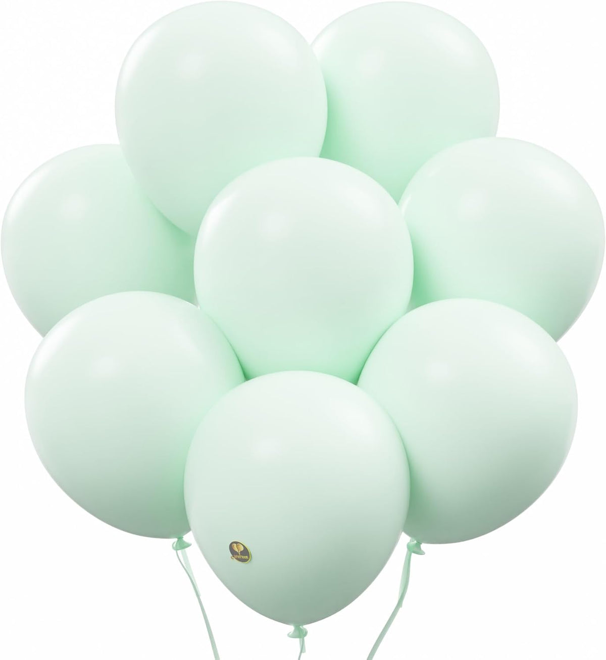 AFTERLOON® Biodegradable Balloons 50 pcs Pastel Green 10 Inch, Matte Color Thickened Extra Strong