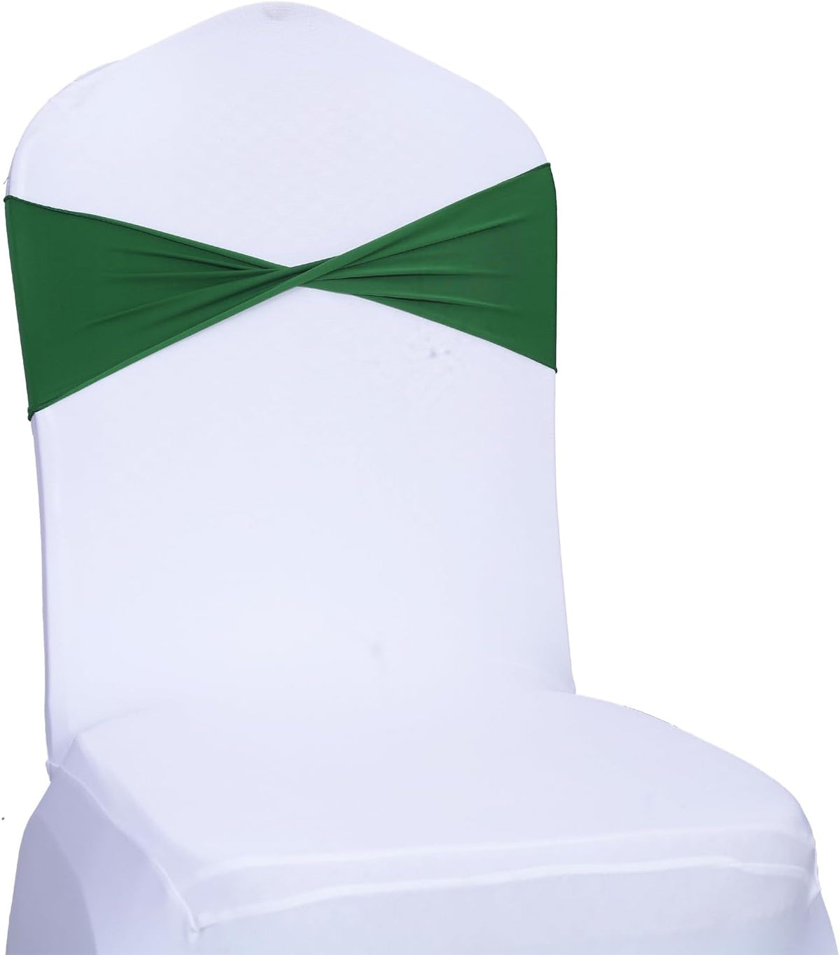 MDS Pack of 250 Spandex Chair Sashes Bows Elastic Stretch Dining Chair Bands Ties Without Slider
