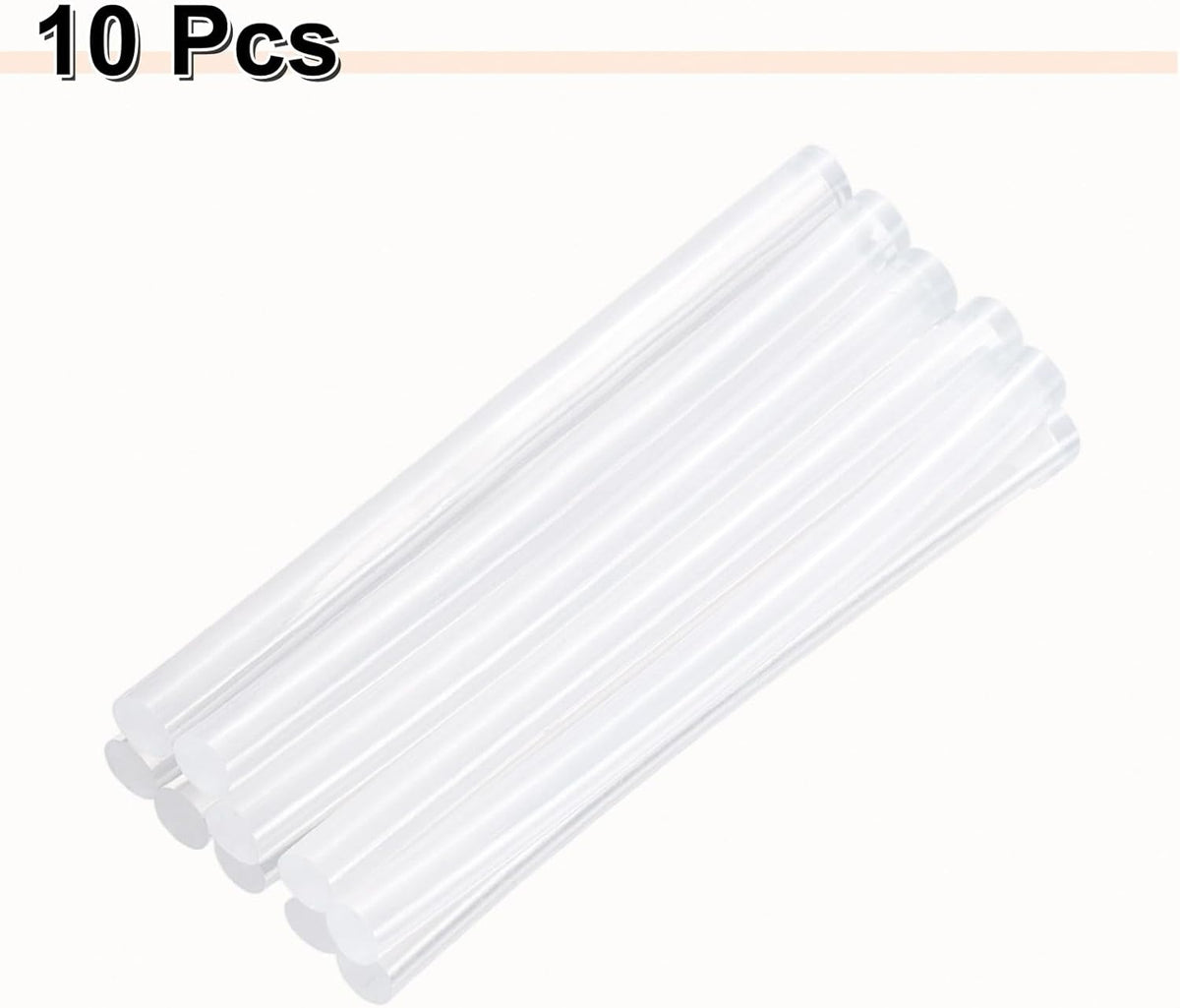 HARFINGTON 10pcs Hot Glue Sticks 0.28" Dia x 3.94" Long EVA Mini Hot Melt Adhesive Glue Stick for