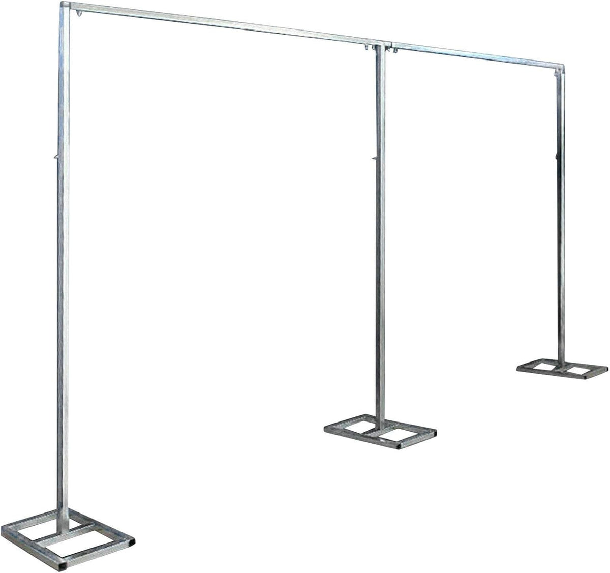 20ftx10ft Backdrop Stand Portable Pipe and Drape Poles Kit for Wedding Parties Curtains Stage