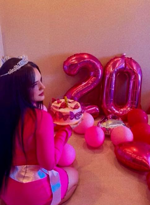 Rosy Purple 40 Inch 0 Number Balloons, 0 Decorations for 10 20 30 40 50 60 70 80 90 100 Birthday