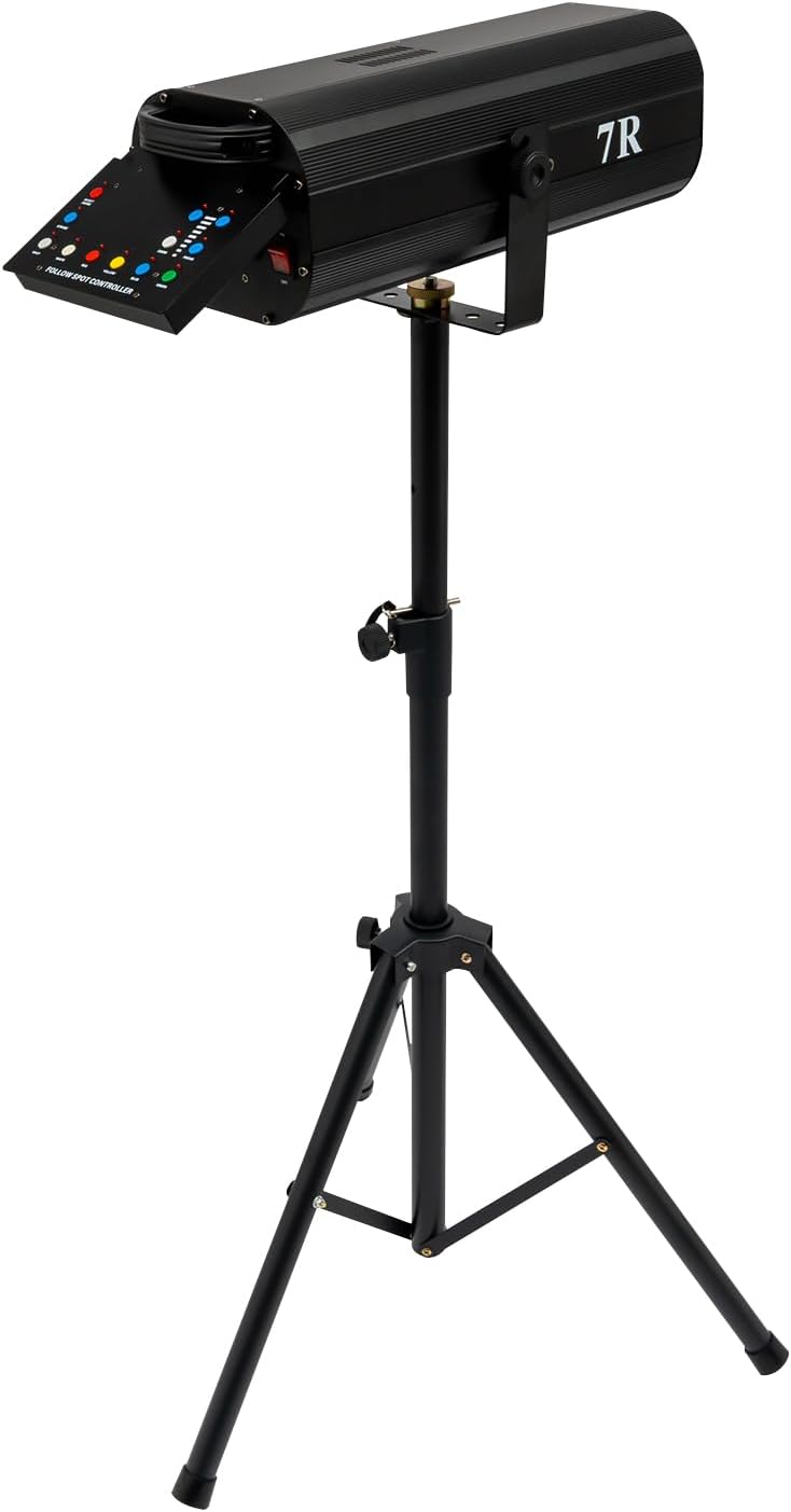 Follow Spotlight for Stage, 230W LED Spot Light DJ Lighting with Control Panel & Adjustable Stand