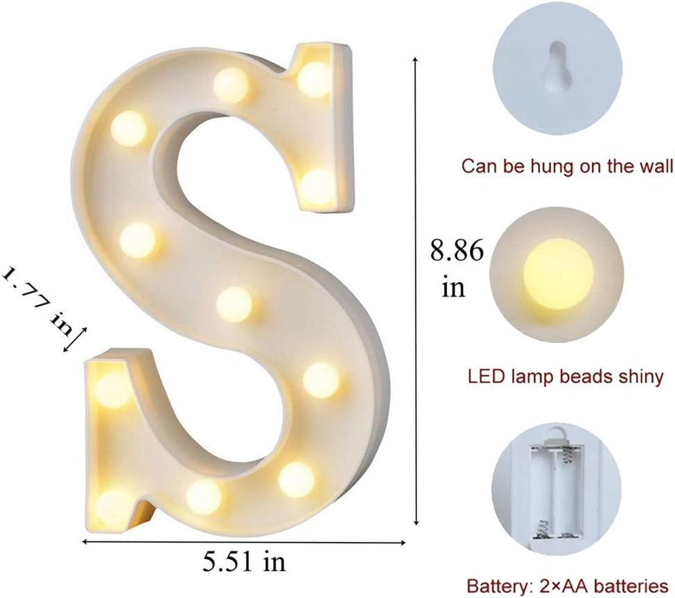 MUMUXI Marquee Light Up Letters | Large Light Up Numbers | Battery Powered and Bright with Every