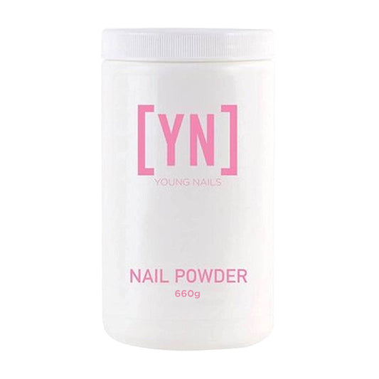 Young Nails Acrylic Core Powder - Self-Leveling Acrylic Nail Powder, Clear Nude Pink White Acrylic