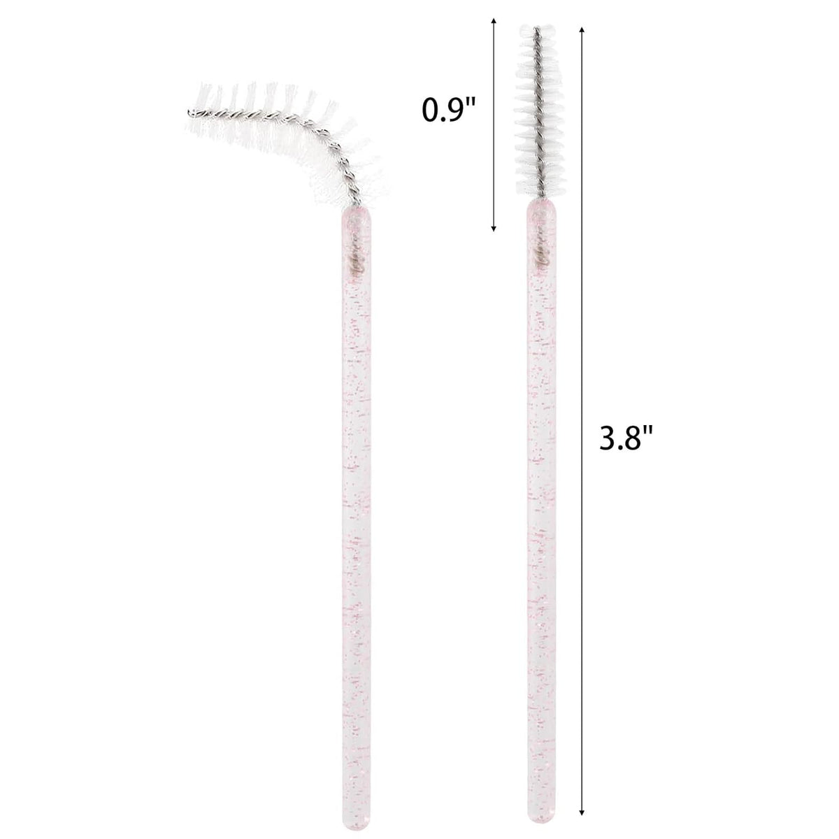 Tbestmax 300 Pcs Disposable Spoolies, Mascara Wand Eyelashes Brushes Applicator for Eyebrow Eye