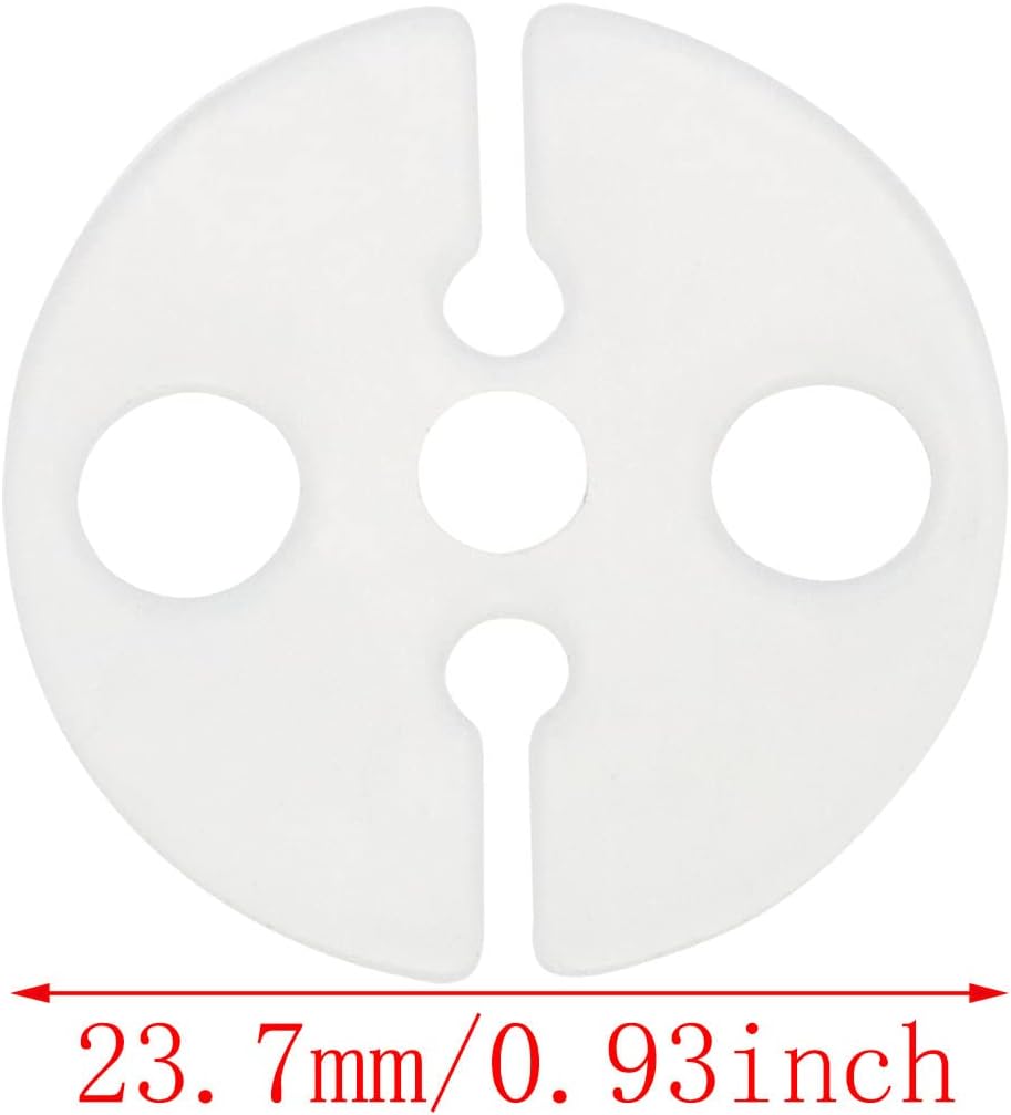 Balloon Clips DGBRSM 100pcs White Round Plastic Balloon Clips Wedding Party Christmas Birthday