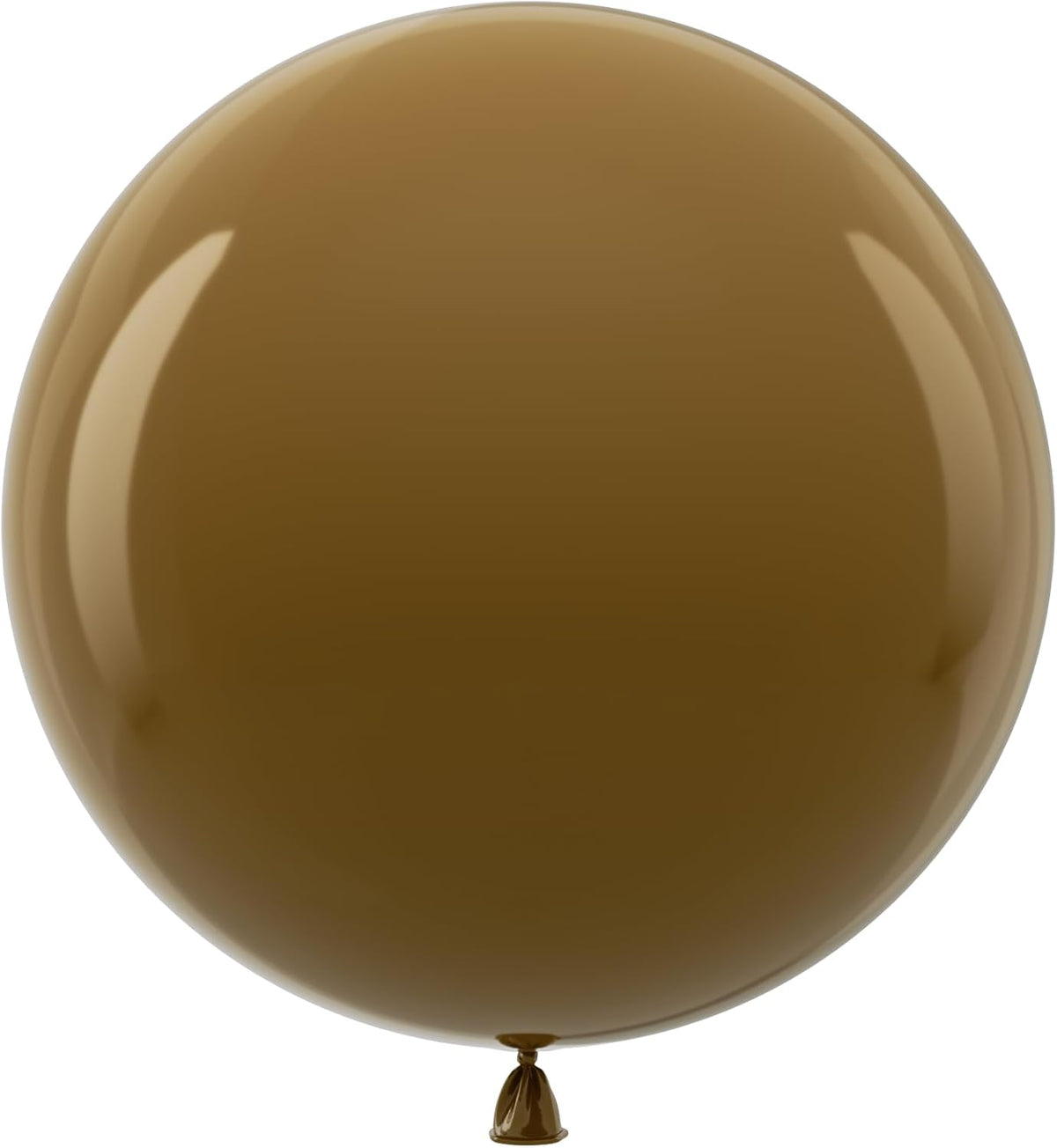 Bezente Brown Giant Balloons 36 Inch - 8 Pack Jumbo Coffee Brown Balloons Large Round Brown Latex